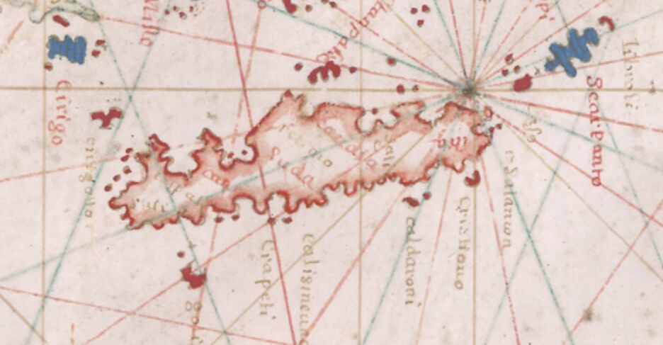 1660 Atlas nautique de la Méditerranée : Faict à Venise par JF. Roussin de Marseille (16..-16..).jpg